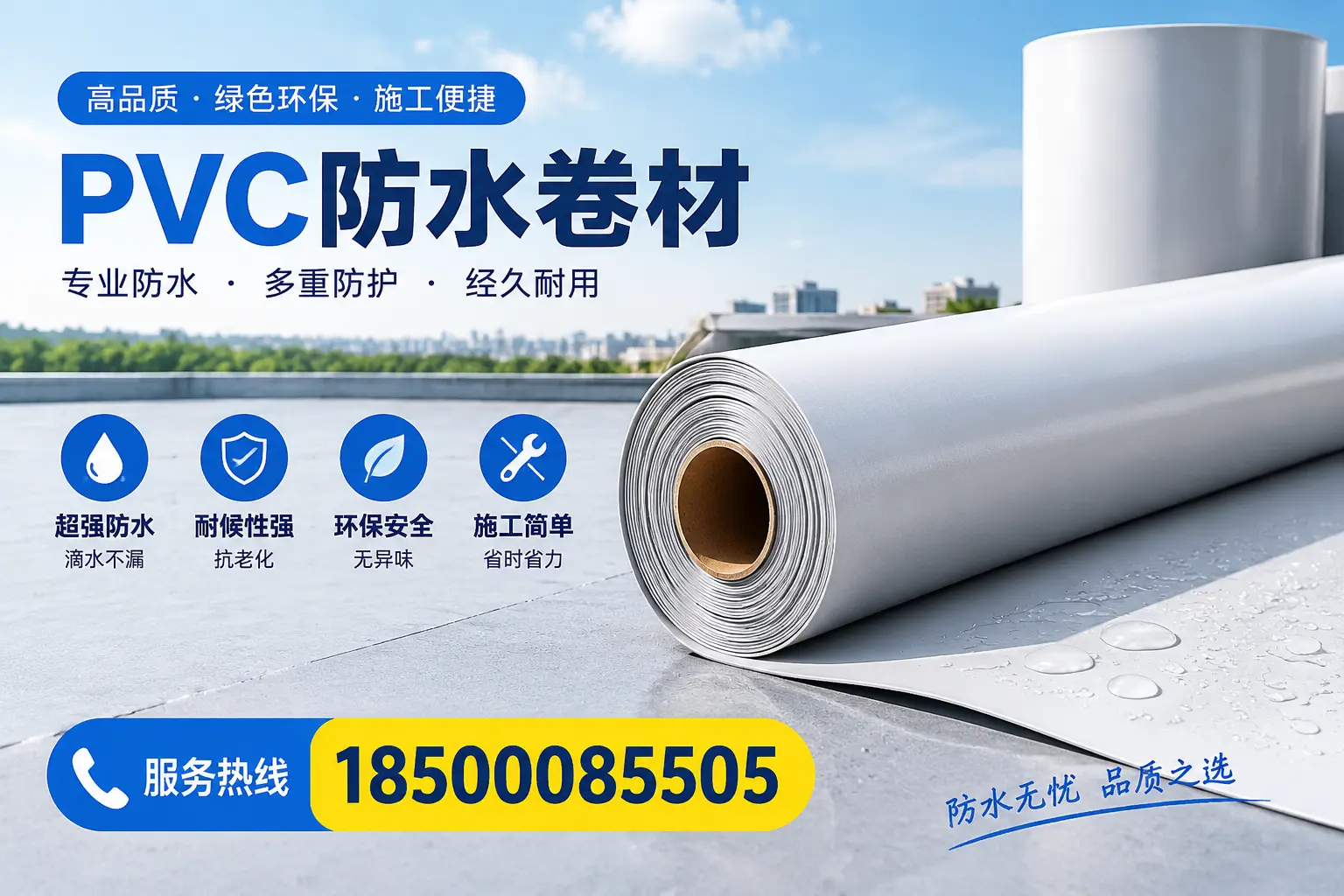选用PVC防水卷材时需要避开的常见误区,特别是在日照