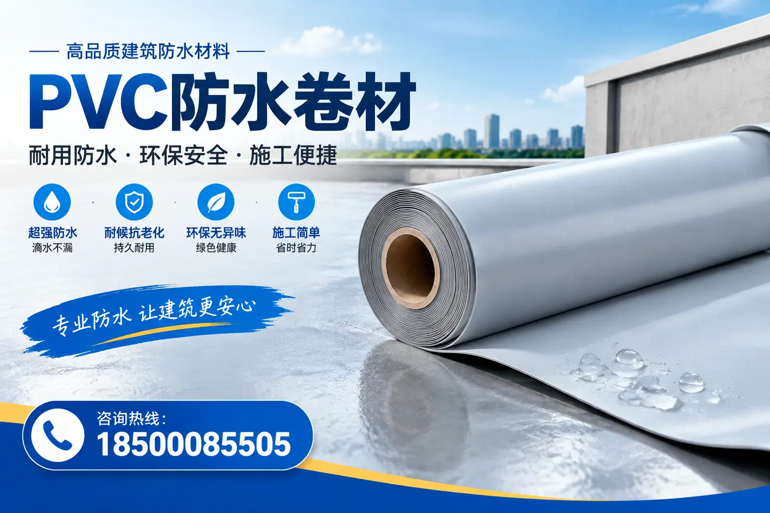 PVC防水卷材选型对比：如何做出明智选择？日照指南